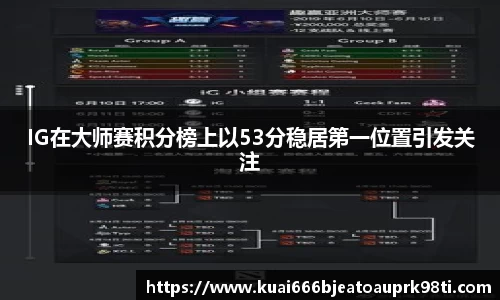 IG在大师赛积分榜上以53分稳居第一位置引发关注